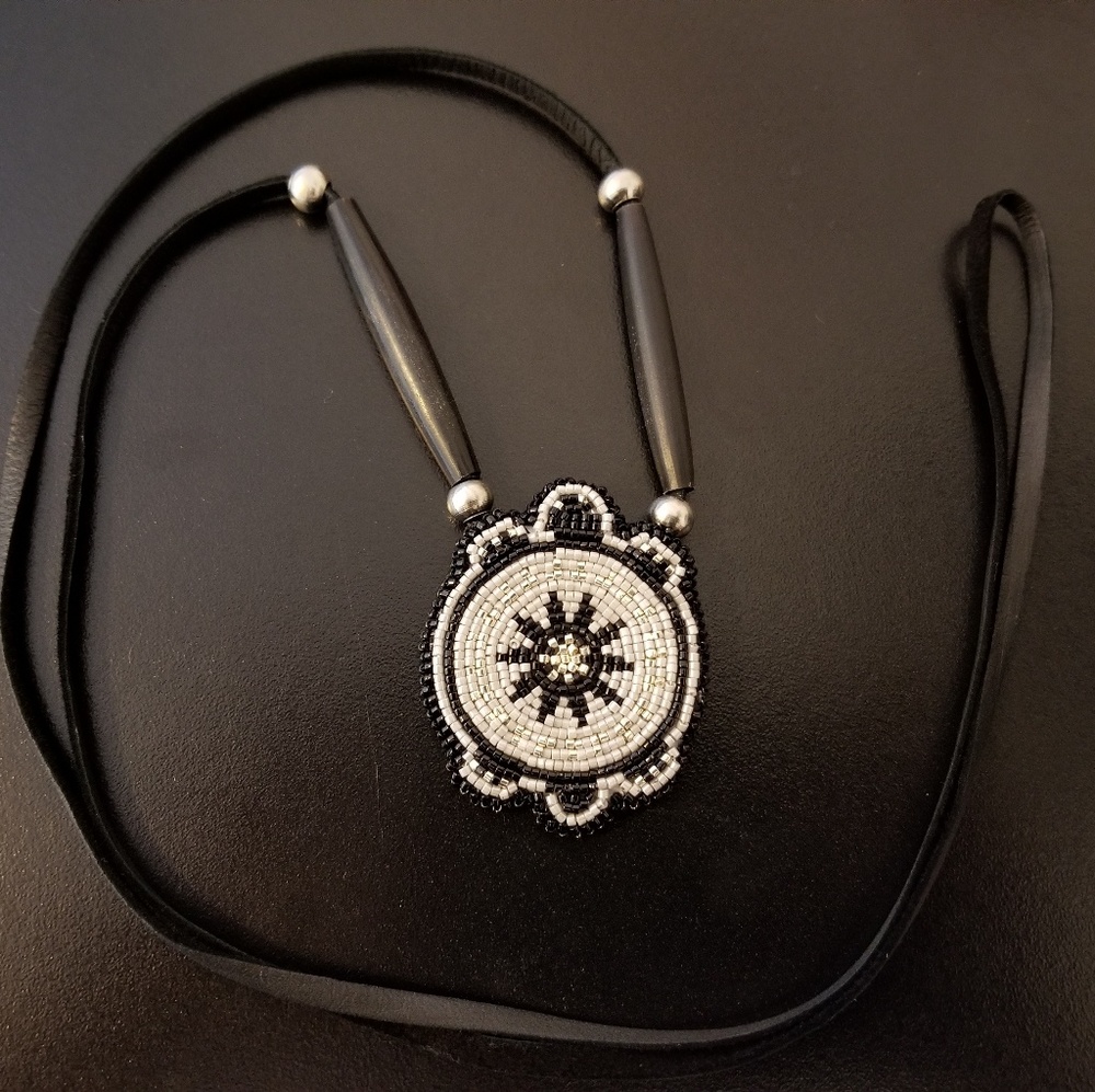 Beyond Buckskin Minikaak Beaded Pendant